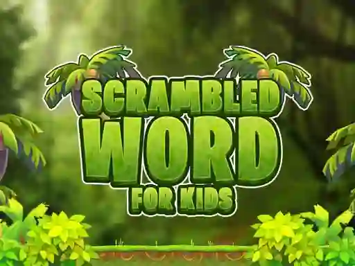 Leikur Scrambled Word For Kids á netinu