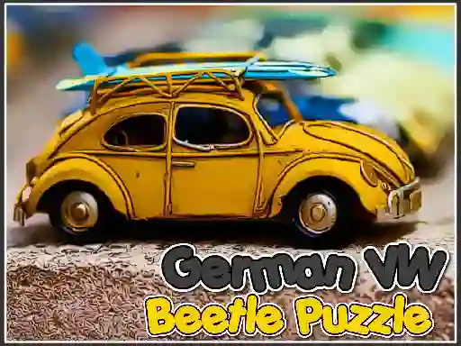 Leikur German VW Beetle Puzzle á netinu