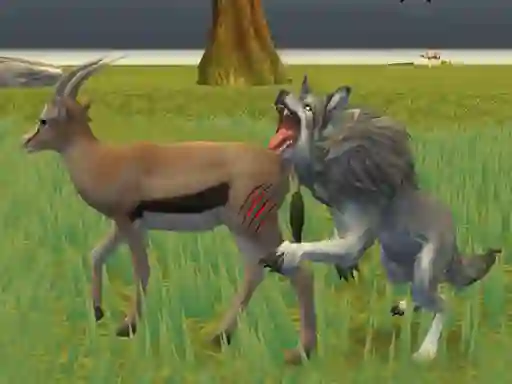 Leikur Wolf Life Simulator á netinu