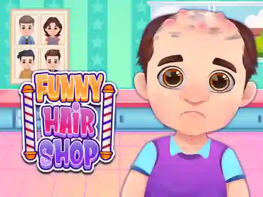 Leikur Funny Hair Salon á netinu