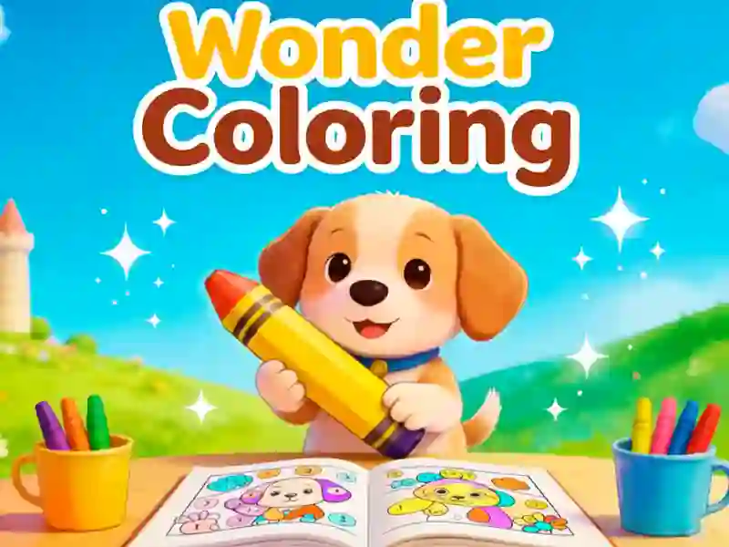 Leikur Wonder Coloring á netinu