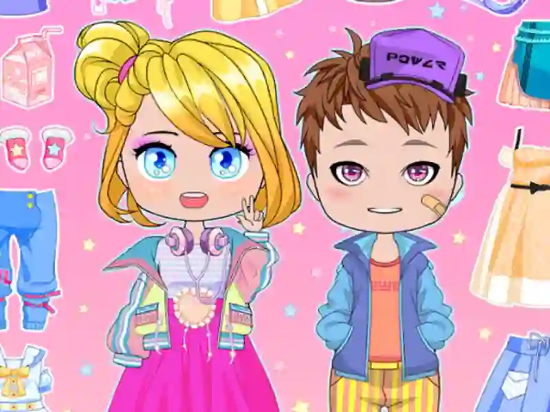 Leikur Cute Avatar Creator á netinu