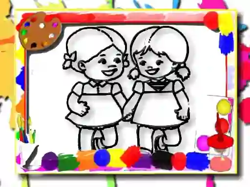 Leikur Kids Coloring Time á netinu