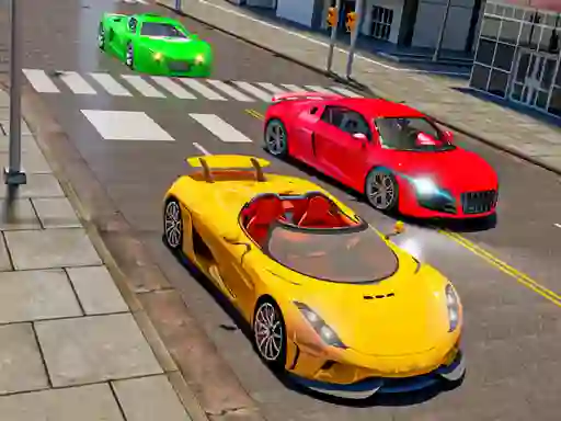 Leikur Super Car Extreme Car Driving á netinu