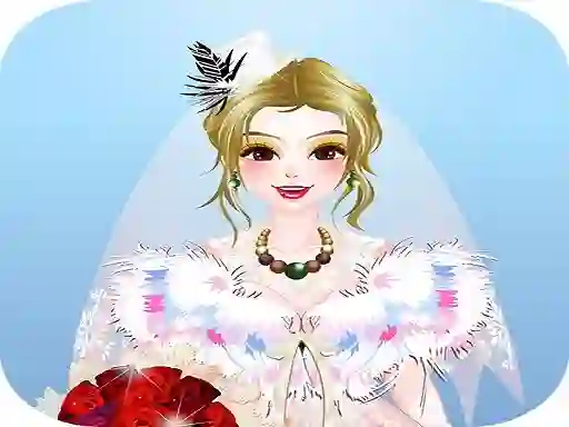 Leikur My Winter Wedding Dressup á netinu