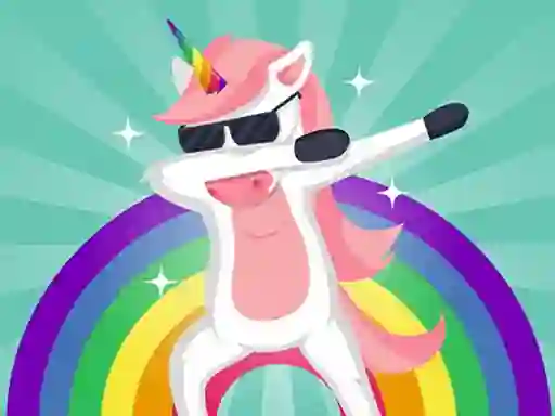 Leikur Dab Unicorns Puzzle á netinu