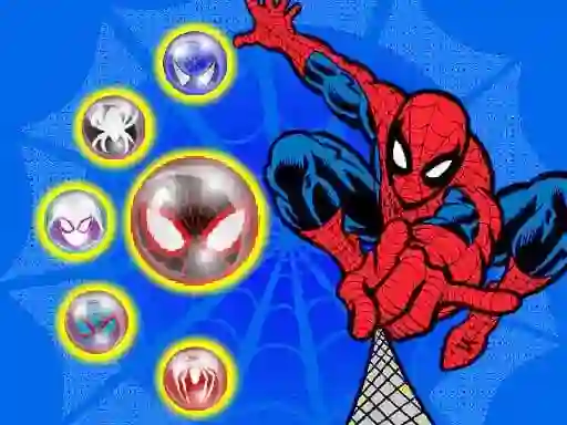 Leikur Spiderman Bubble Shooter á netinu