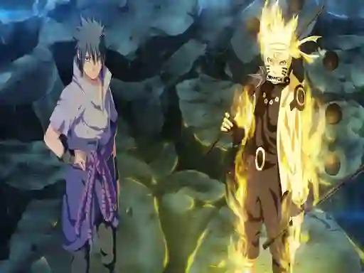 Leikur Naruto Funny Games á netinu