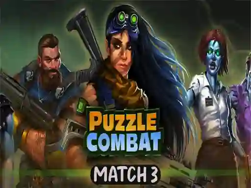 Leikur Puzzle Combat match 3 á netinu