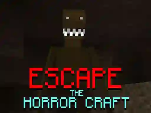 Leikur Escape the Horror Craft á netinu