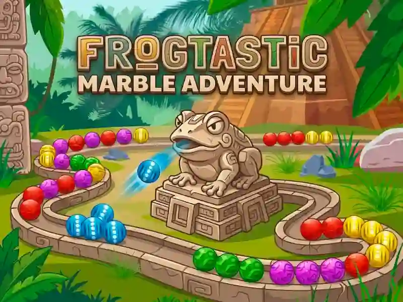 Leikur Frogtastic Marble Adventure á netinu
