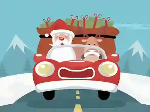 Leikur Santa Giving Presents Jigsaw á netinu