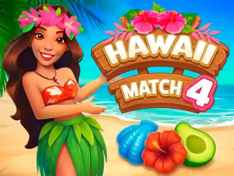 Leikur Hawaii Match 4 á netinu