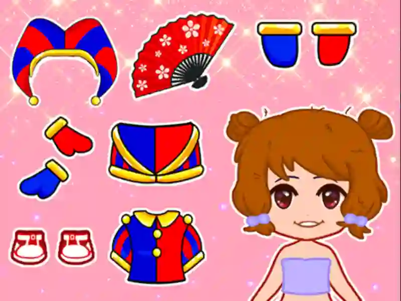 Leikur Lovely Doll Dress Up Game á netinu