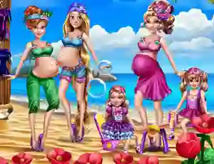 Leikur Pregnant Moms Exotic Holiday á netinu