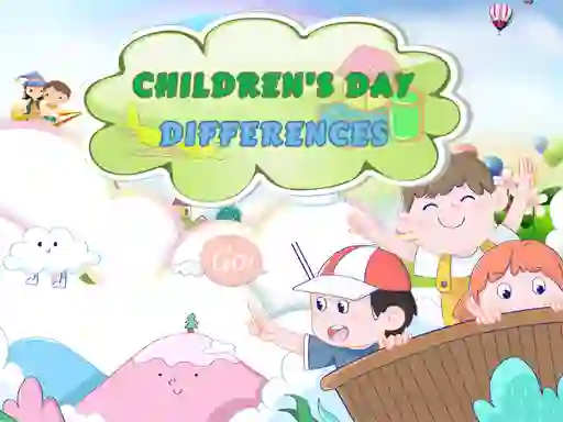 Leikur Childrens Day Differences á netinu