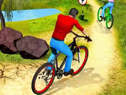 Leikur Uphill Offroad Bicycle Rider á netinu