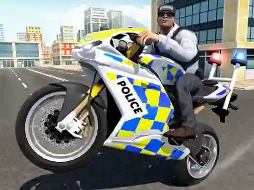 Leikur Police Chase Motorbike Driver á netinu