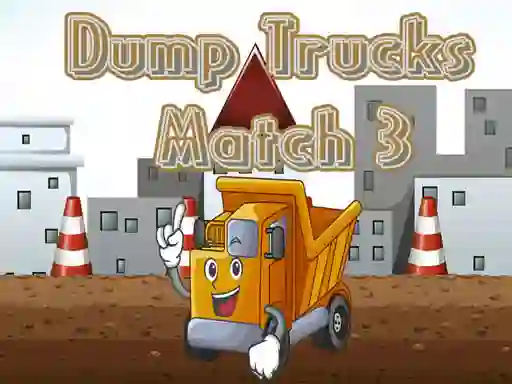 Leikur Dump Trucks Match 3 á netinu