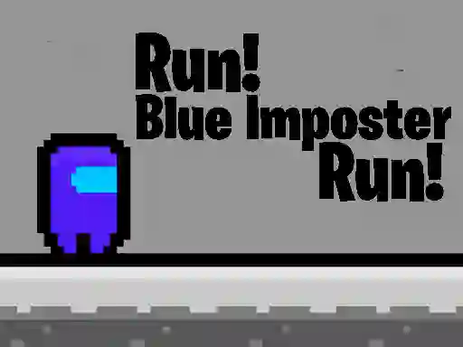 Leikur Run! Blue Imposter Run! á netinu