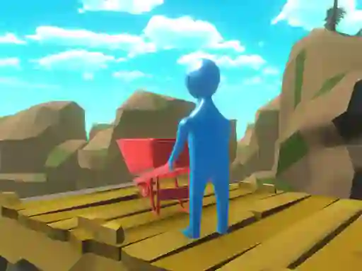 Leikur Realistic Wheelbarrow á netinu