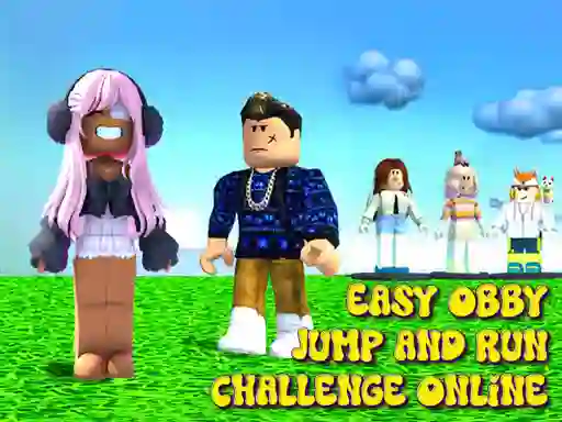 Leikur Easy Obby Jump and Run Challenge Online á netinu