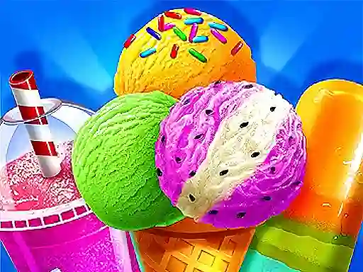 Leikur Ice Cream Decoration á netinu