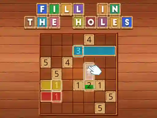 Leikur Fill In the holes á netinu