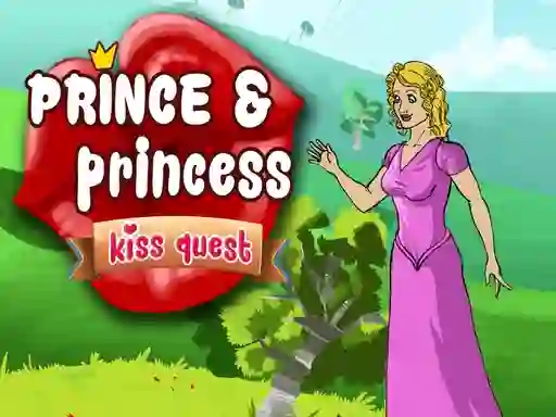 Leikur Prince & princess : Kiss quest á netinu