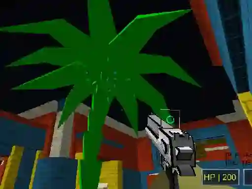 Leikur Strike blocky funs 2022 á netinu