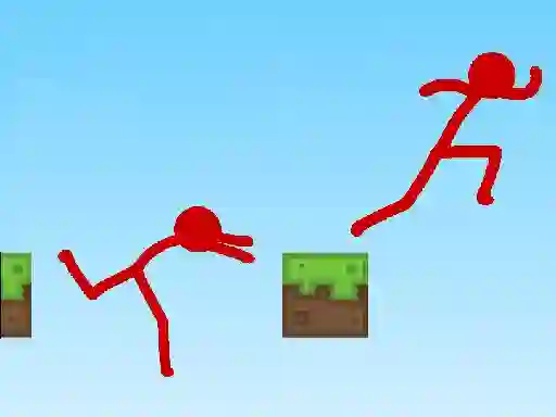 Leikur Stickman Parkour á netinu