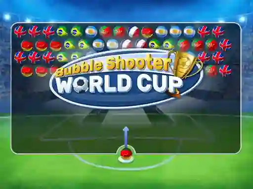 Leikur Bubble Shooter World Cup á netinu