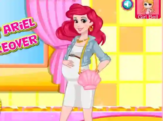 Leikur Pregnant Ariel Real Makeover á netinu