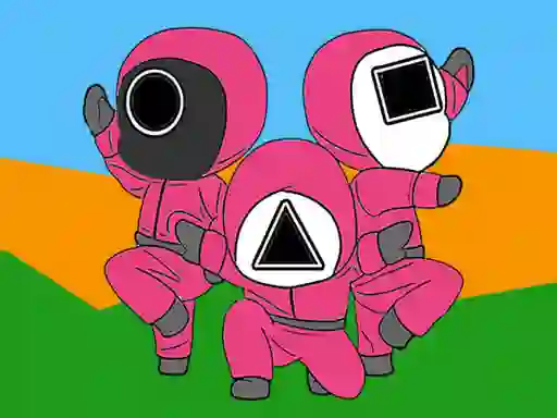 Leikur Squid Coloring Book á netinu