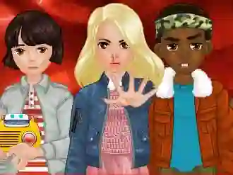 Leikur Stranger Things Squad á netinu