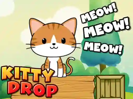 Leikur Kitty Drop save the Kat á netinu