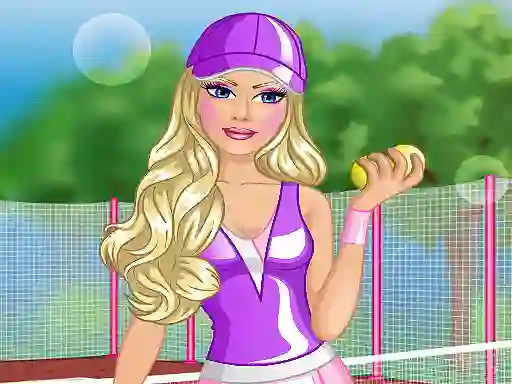 Leikur Barbie Tennis Dress á netinu