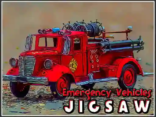 Leikur Emergency Vehicles Jigsaw á netinu