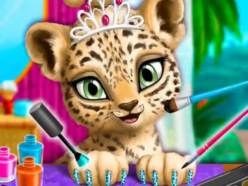 Leikur Jungle Animal Hair Salon á netinu