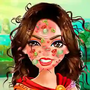 Leikur Wonder Woman Face Care á netinu