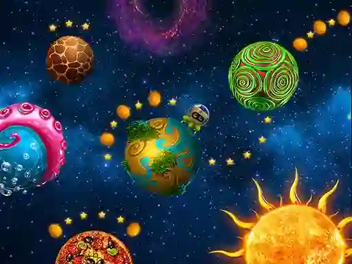 Leikur Boxie Space Jump á netinu