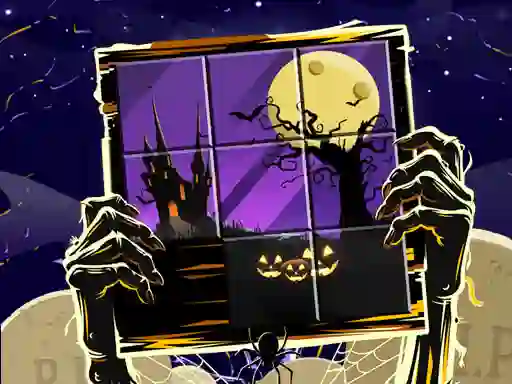 Leikur Puzzle Slide Terror á netinu