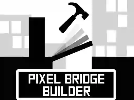 Leikur Pixel bridge builder á netinu