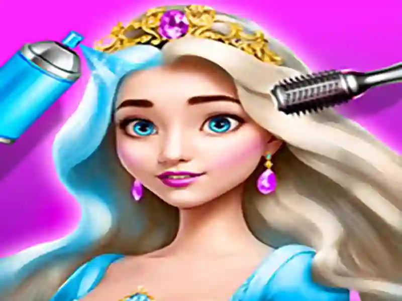 Leikur Princess Hair & Makeup Salon á netinu