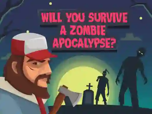 Leikur Zombie Apocalypse Quiz á netinu