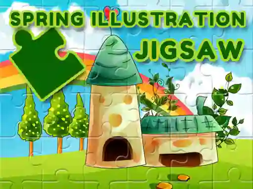 Leikur Spring Illustration Jigsaw á netinu