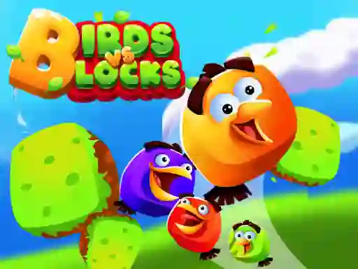 Leikur Birds vs Blocks á netinu