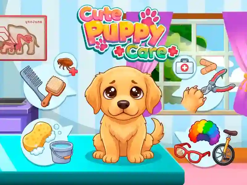 Leikur Cute Puppy Care á netinu