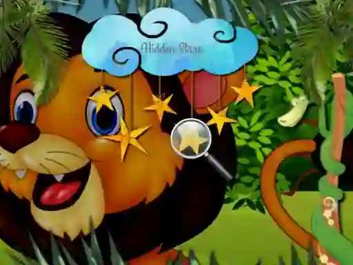 Leikur Jungle Hidden Stars á netinu