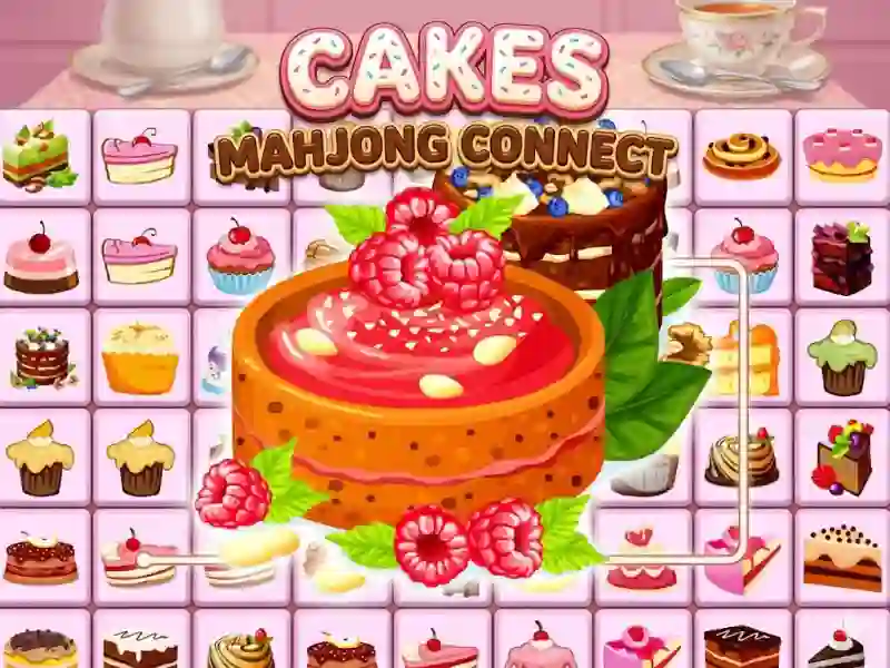 Leikur Cakes Mahjong Connect á netinu